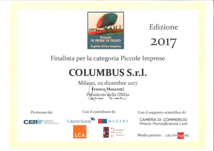 Di padre in figlio Columbus Logistics